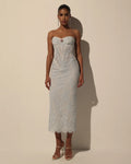 Beaded Lace Corset Dress