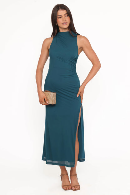 Hayven Midi Dress Teal