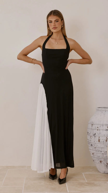 Cia Maxi Dress Black White