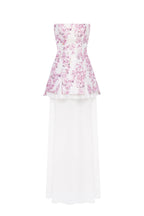 2 in 1 pink sakura mini with a detachable underskirt