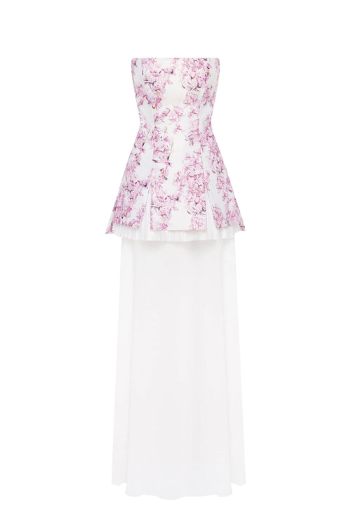 2 in 1 pink sakura mini with a detachable underskirt
