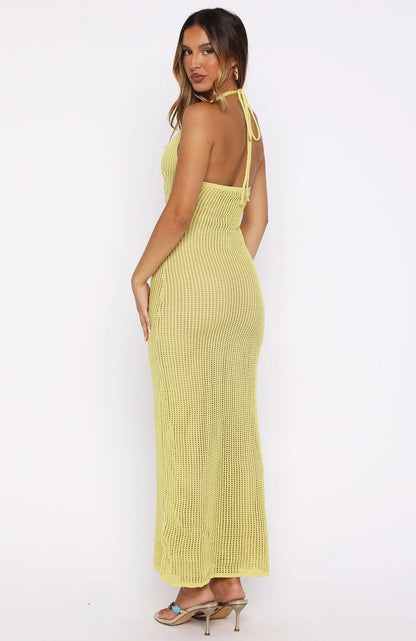 Only You Knit Maxi Dress Citrus