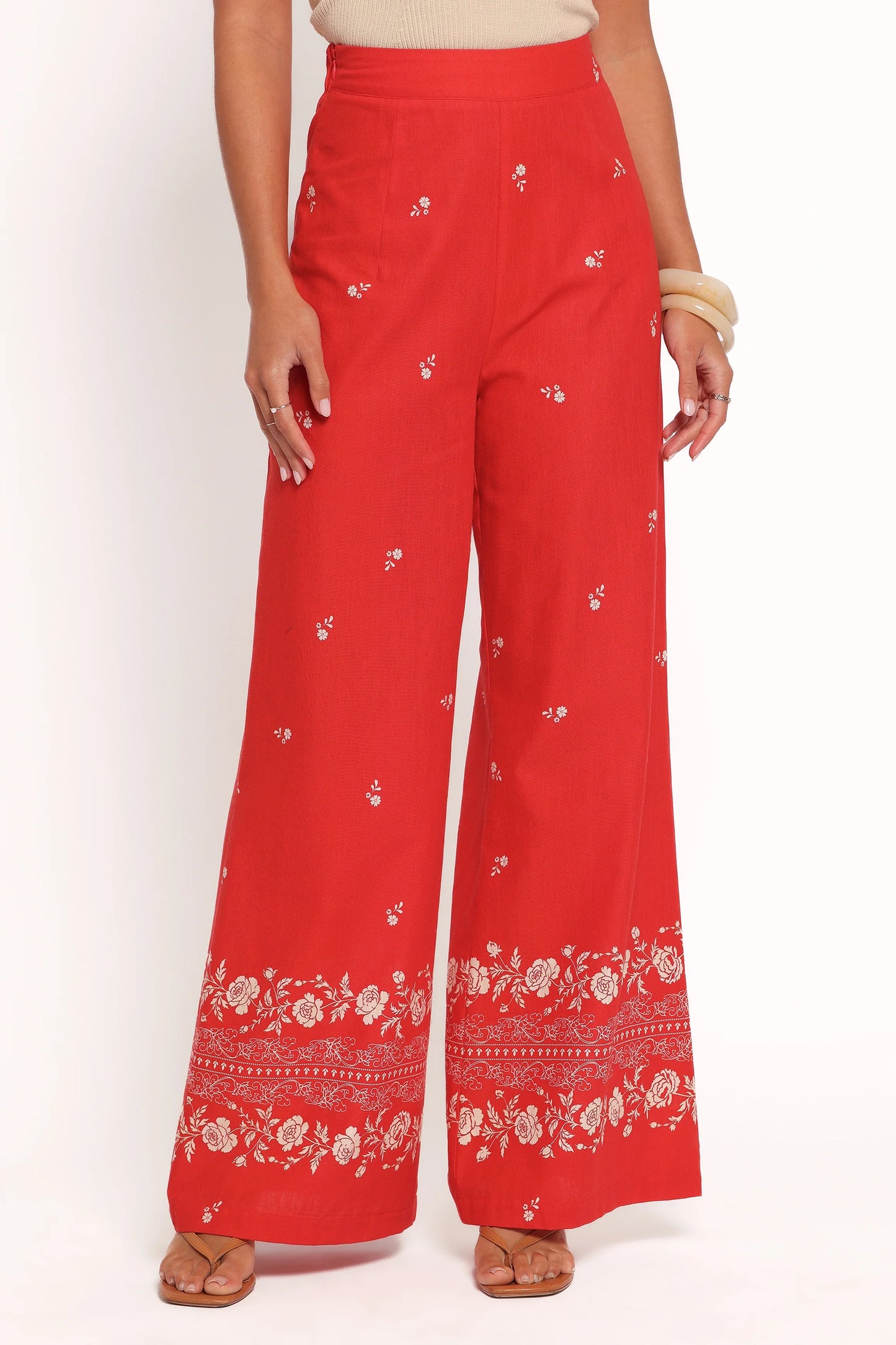 Ilara Pant Red Floral