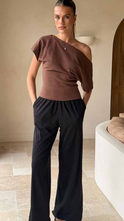 Deanne Pants Black