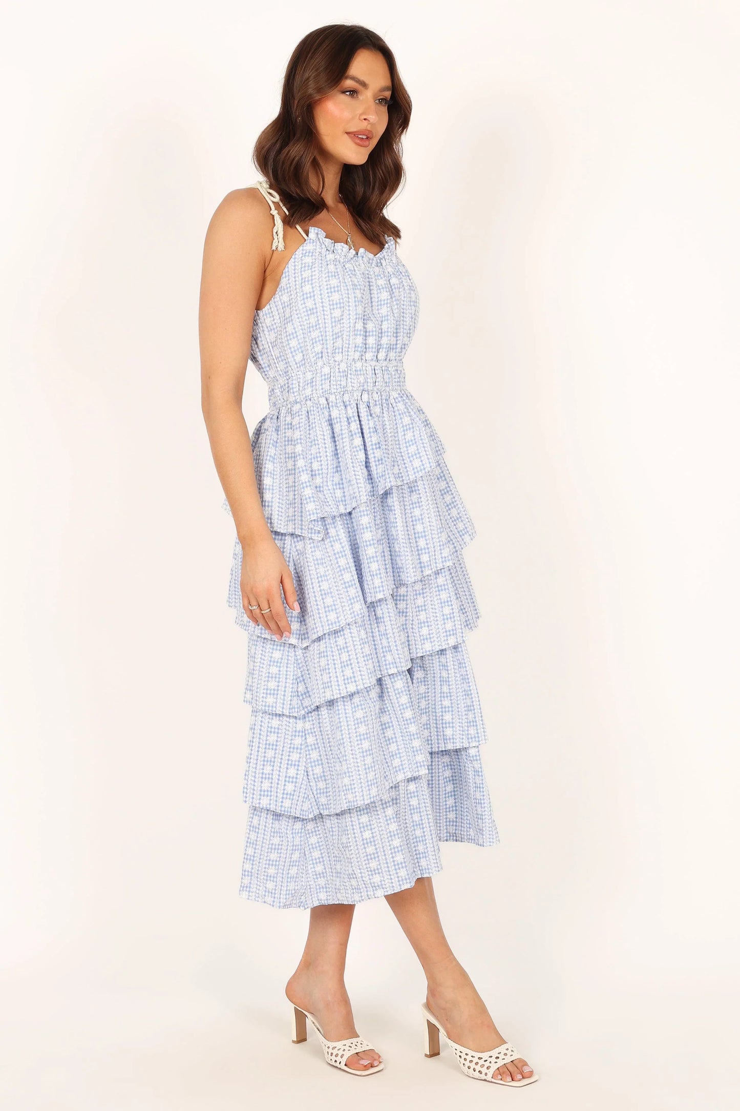 Cora Midi Dress Blue