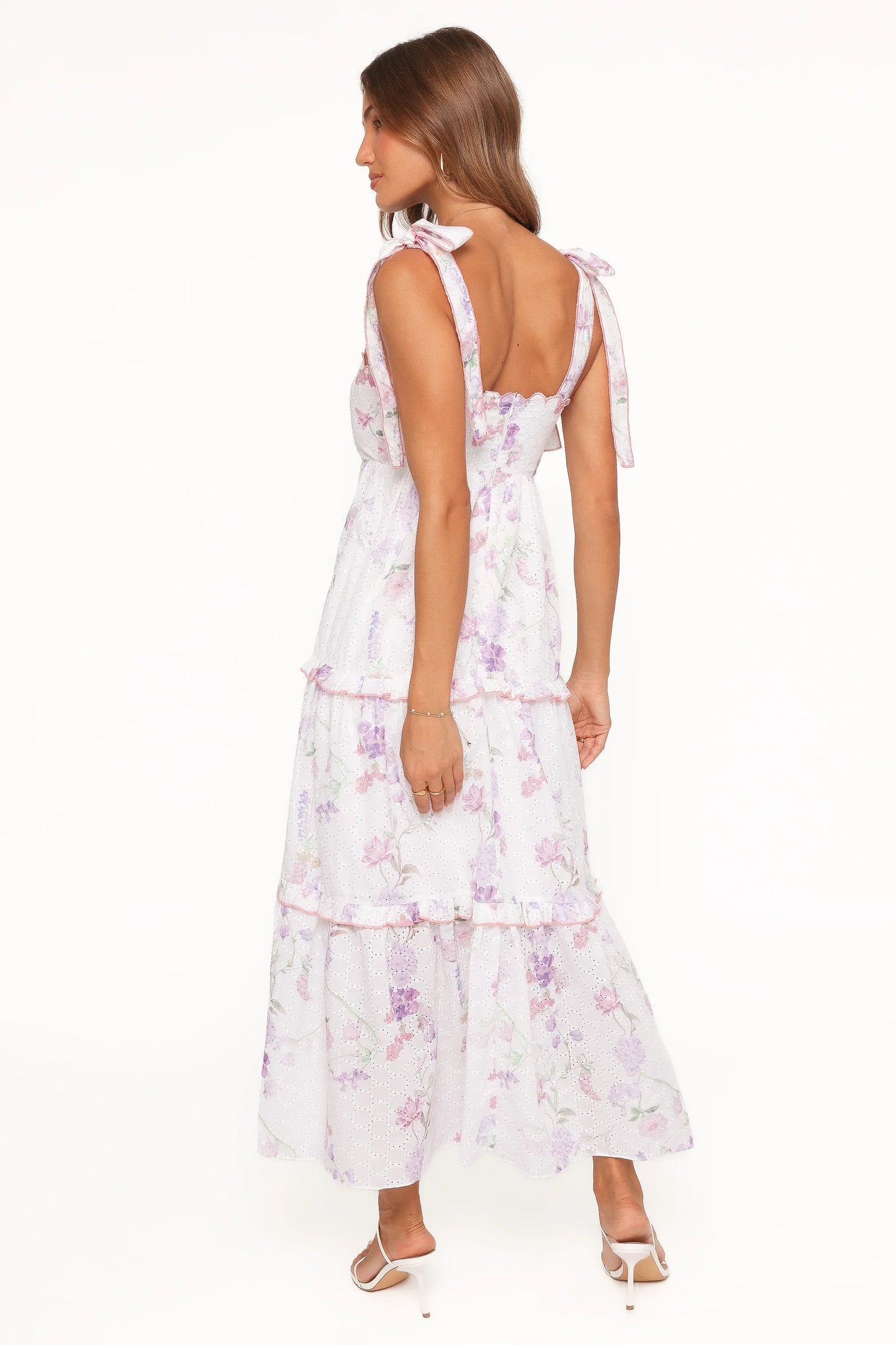Aurelia Maxi Dress Purple Floral