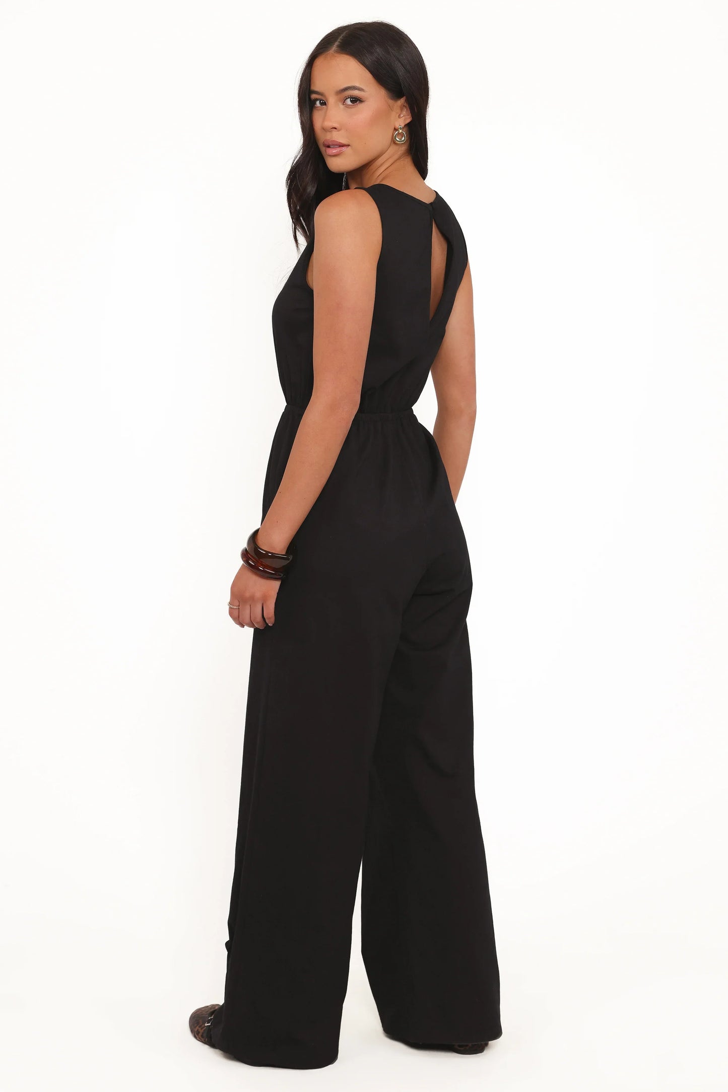 Sansa Stretch Jumpsuit Black