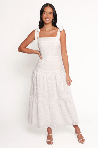 Lavinia Maxi Dress White Floral