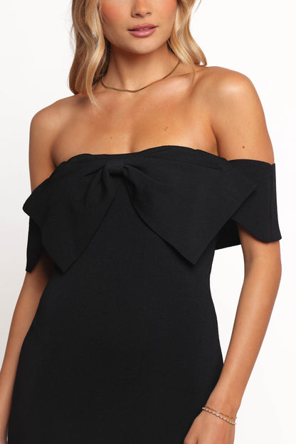 Venus Midi Dress Black