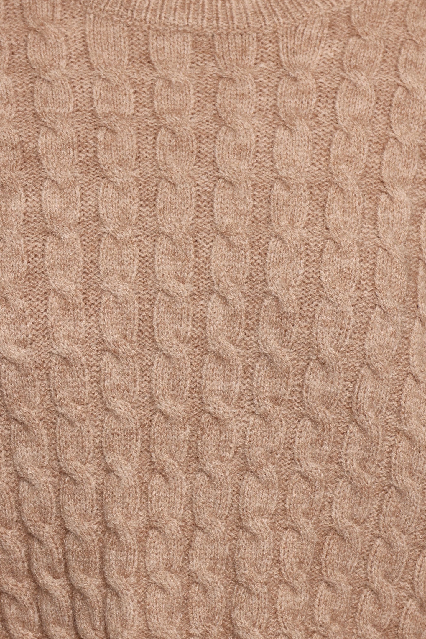 Reid Cable Knit Skirt Set Taupe