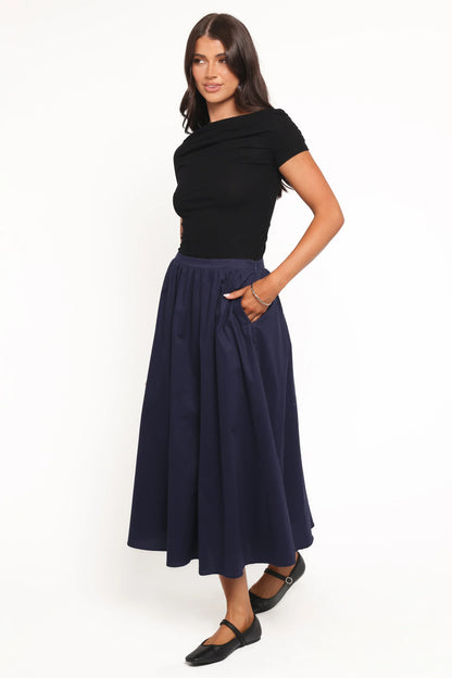 Oakley Midi Skirt Navy