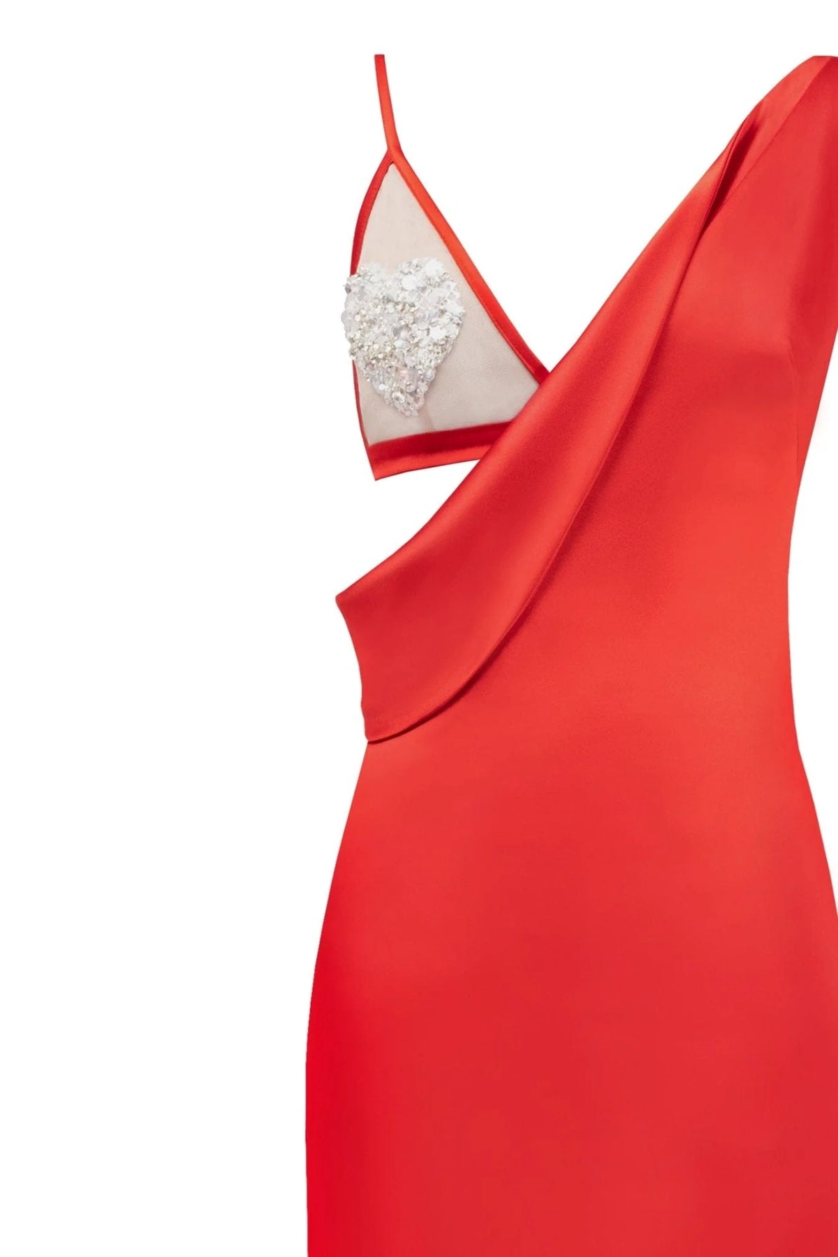 Femme fatal red maxi dress