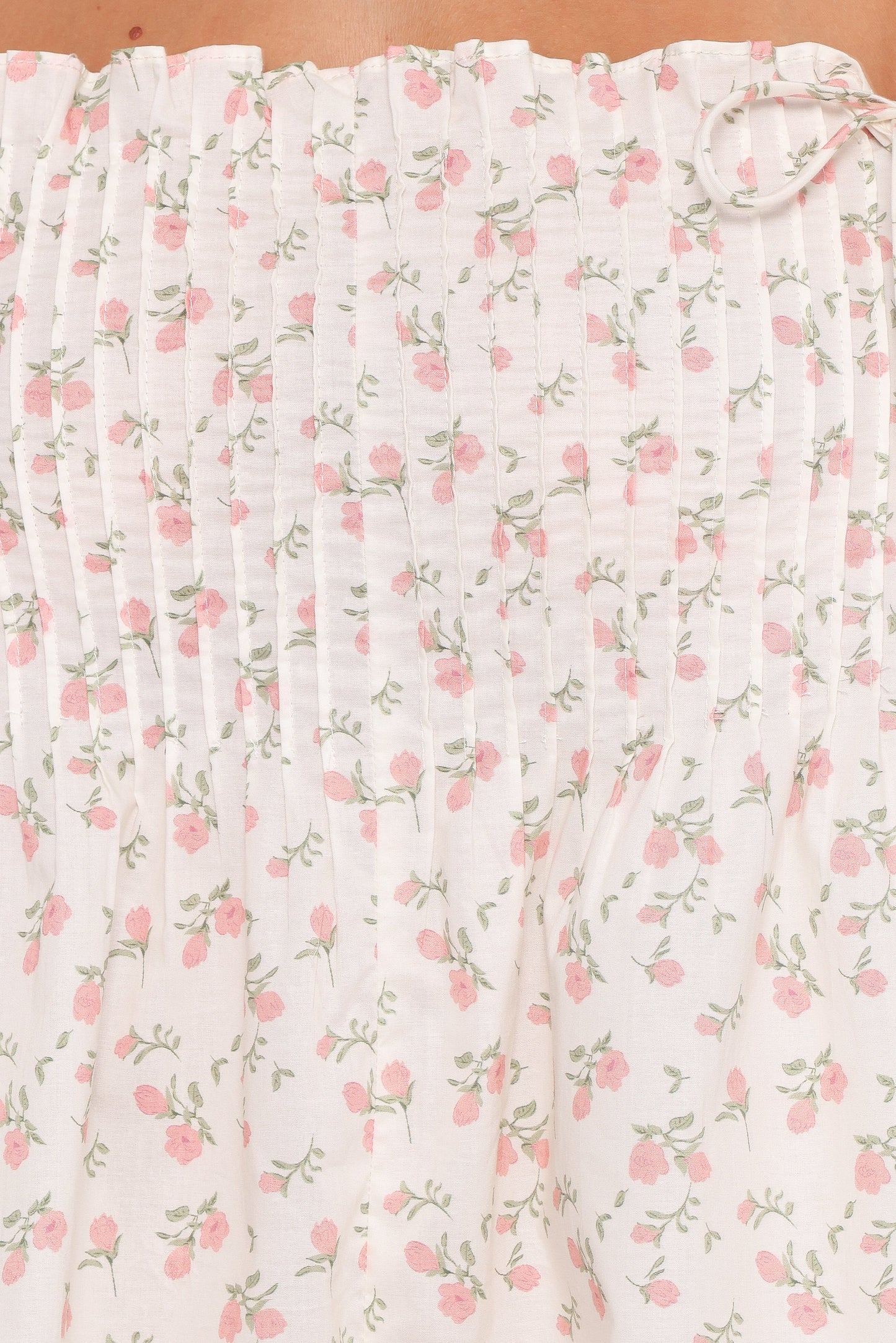Liora Romper Peach Ditsy Floral