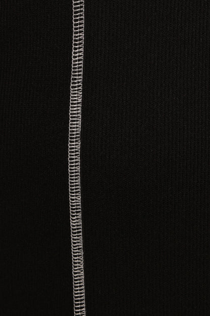 Kyrie Midi Dress Black White