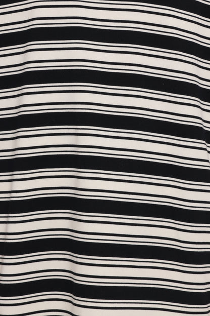 Zestora Tee Black Ivory Stripe