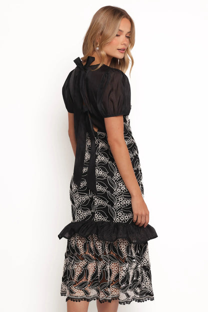 Peyton Midi Dress Black