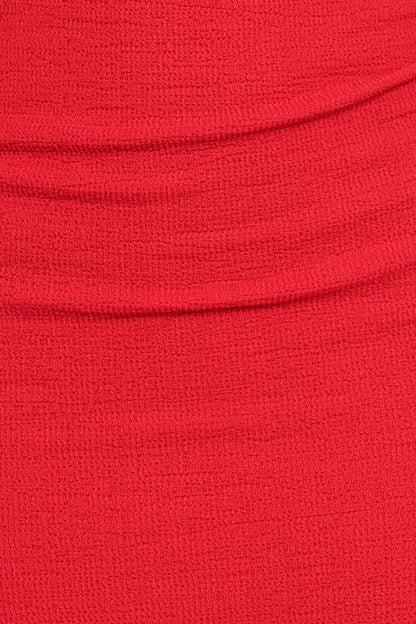 Carey Midi Dress Red
