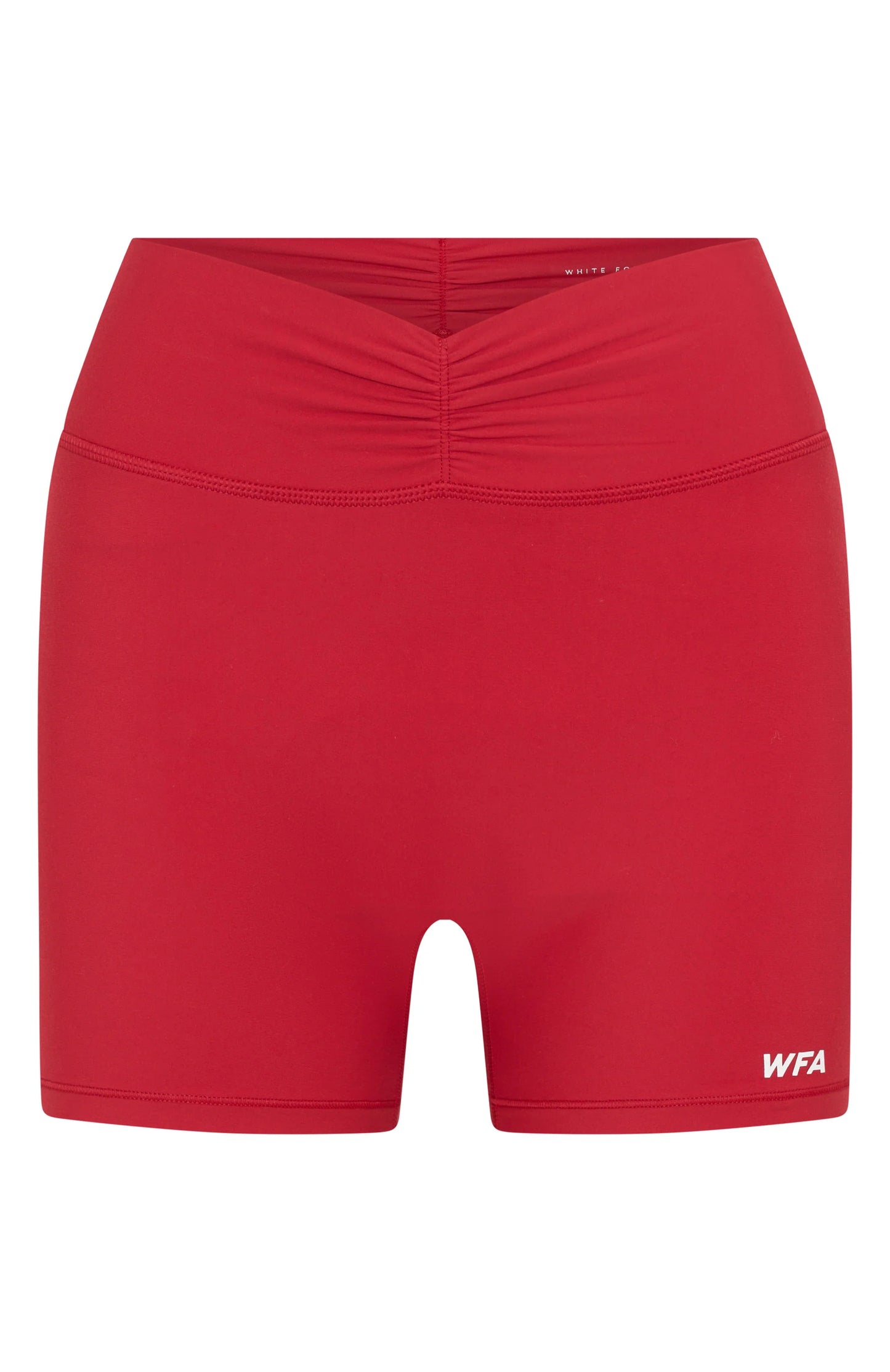 Radiate High Waisted Shorts Cherry Red