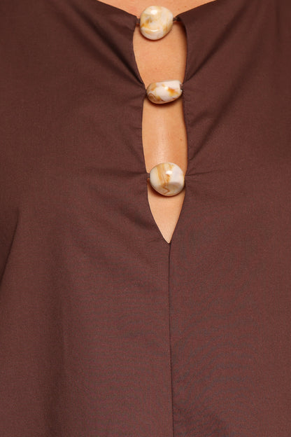 Lirael Mini Dress Espresso