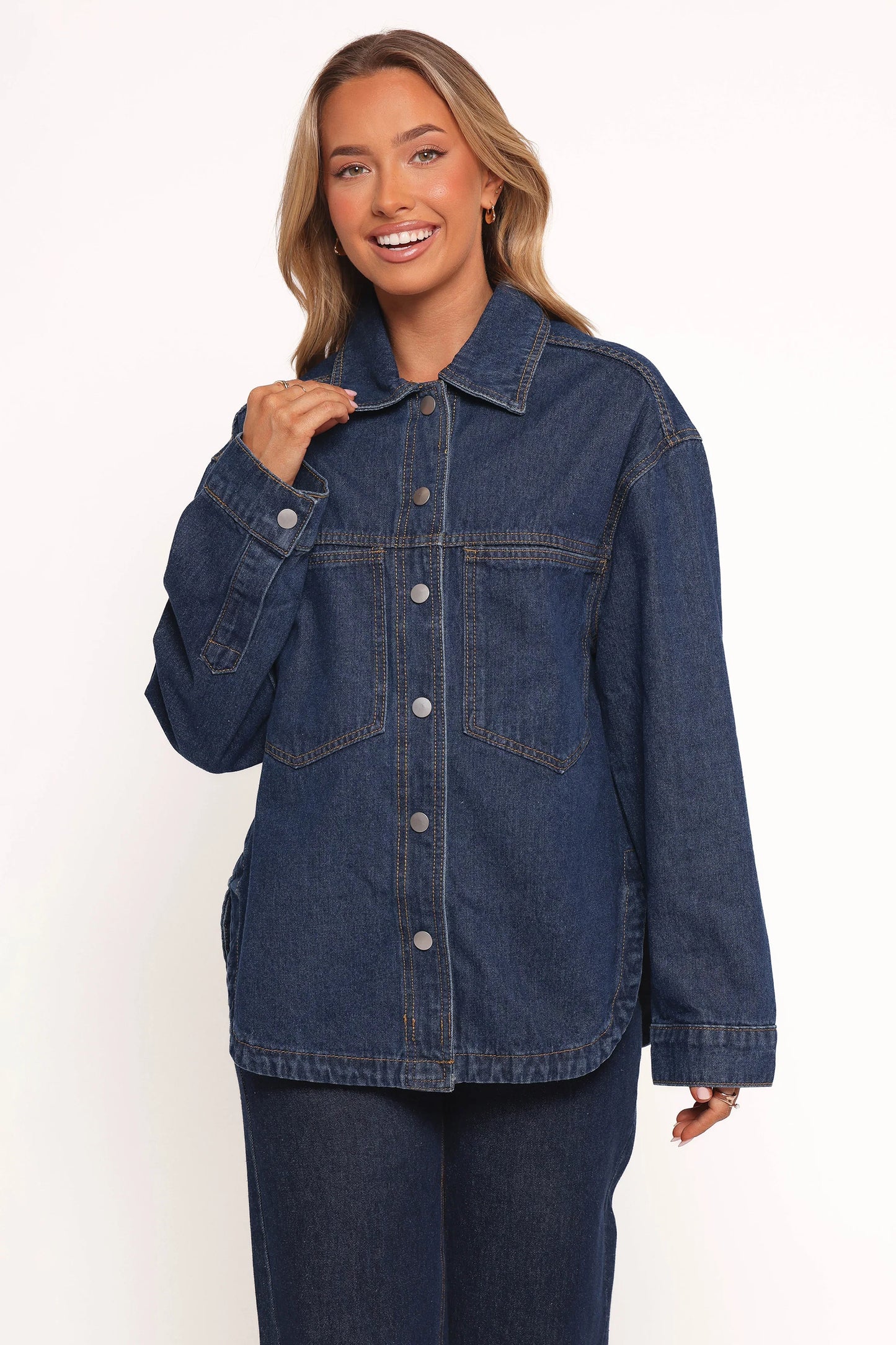 Dede Denim Shacket Denim