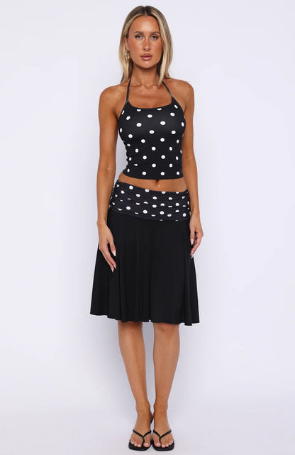 Weve Got That Spark Midi Skirt Black