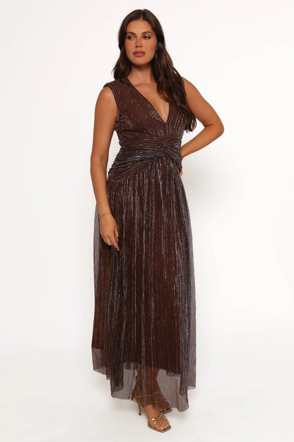 Cara Maxi Dress Bronze