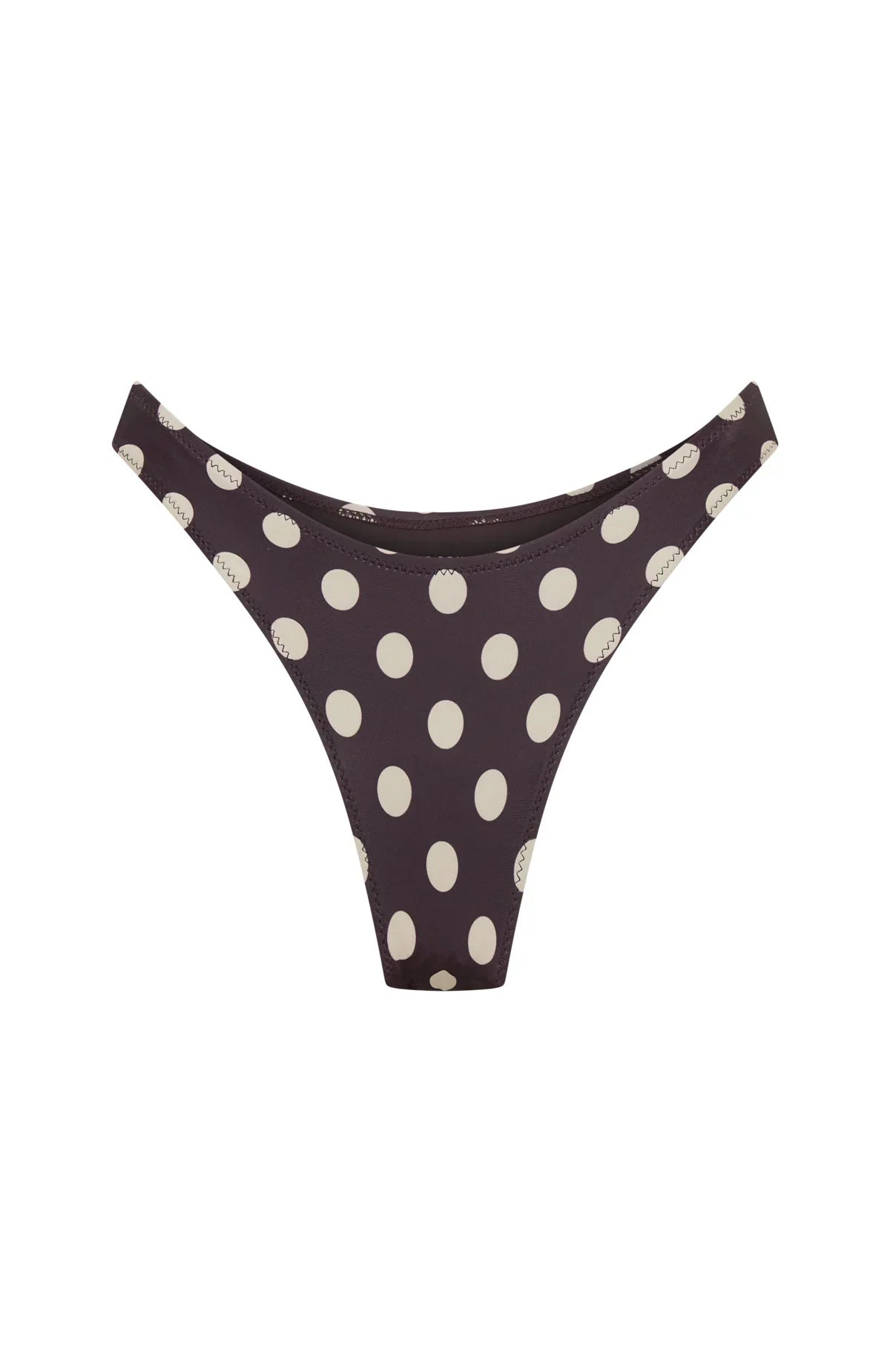 Washed Up Cheeky Bottoms Choc Cream Polka Dot