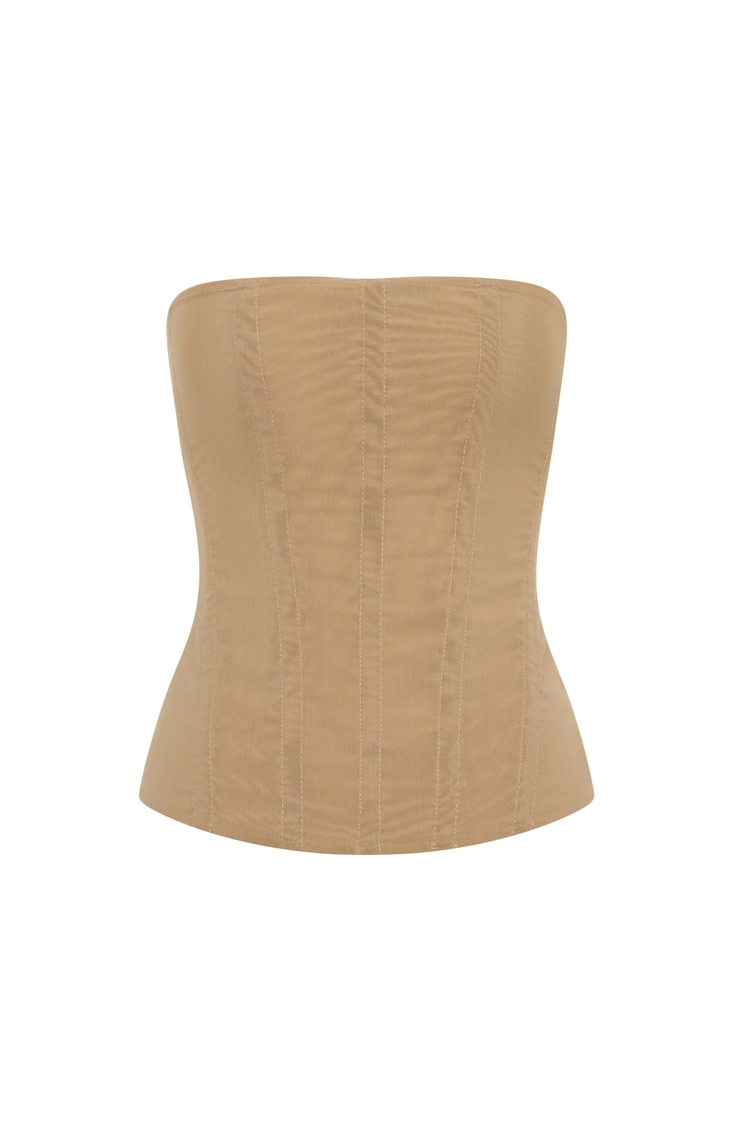 Tell Me A Secret Strapless Bustier Nude