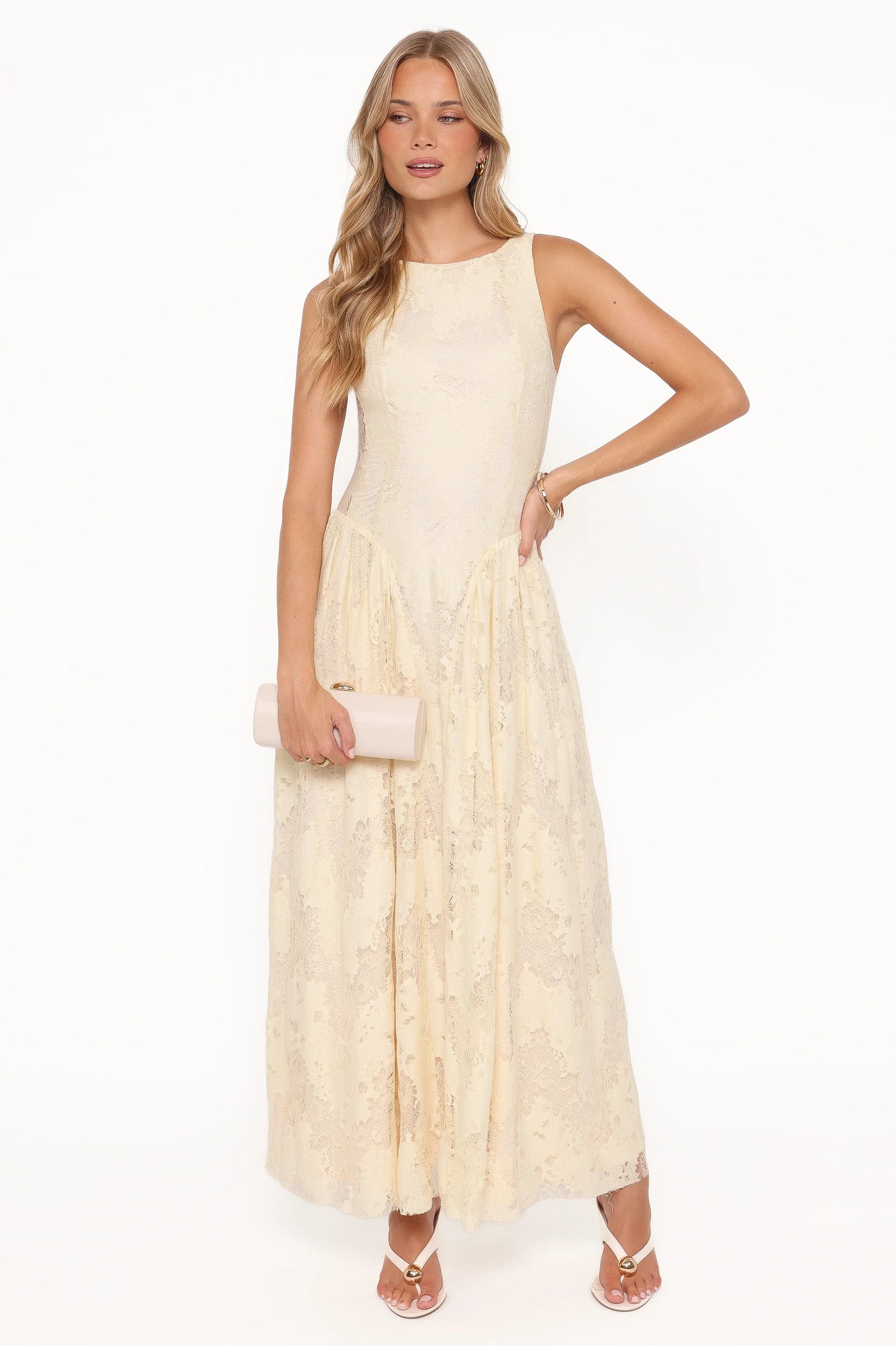Denny Maxi Dress Butter Yellow