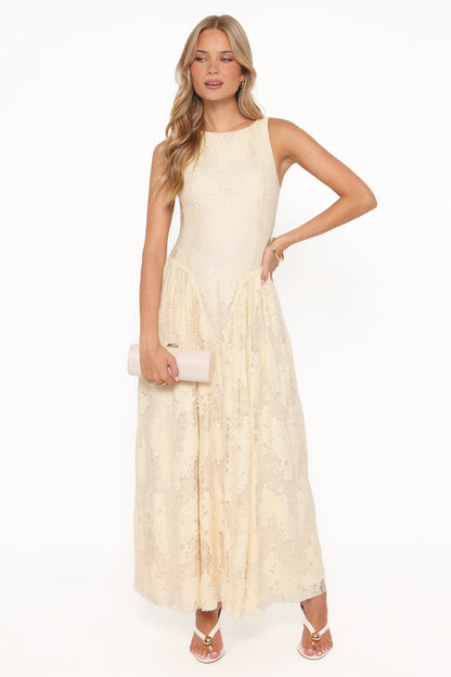 Denny Maxi Dress Butter Yellow