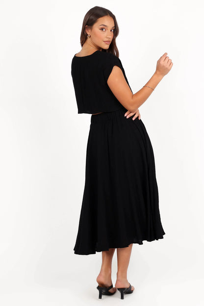 Bessie Two Piece Set Black