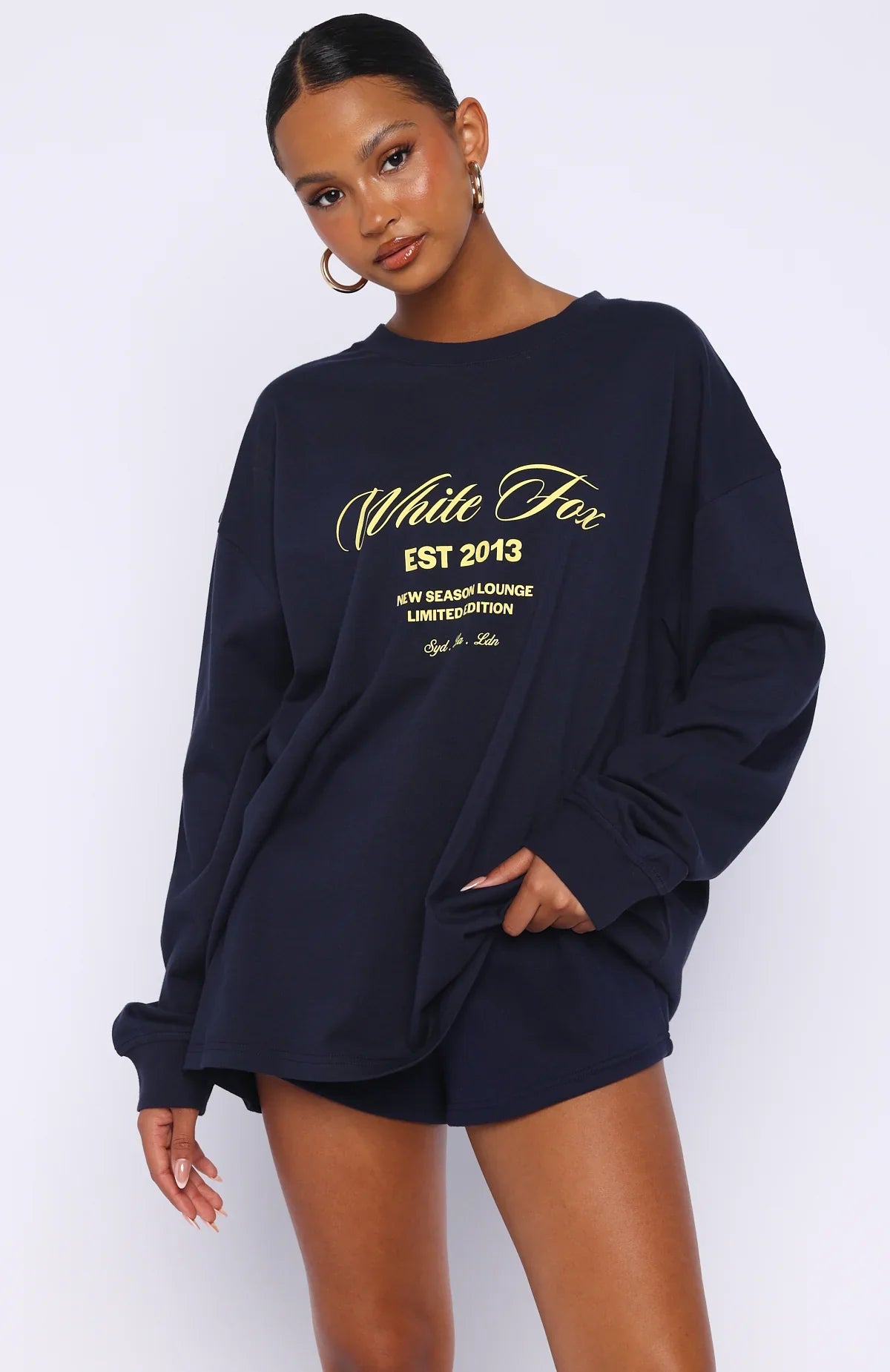 Closer To You Long Sleeve Tee Navy