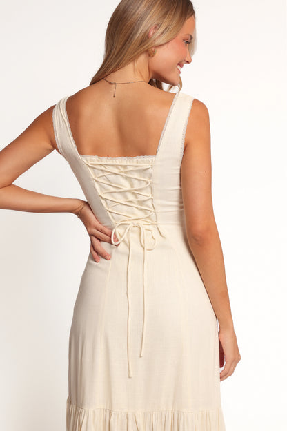 Brisa Maxi Dress Cream