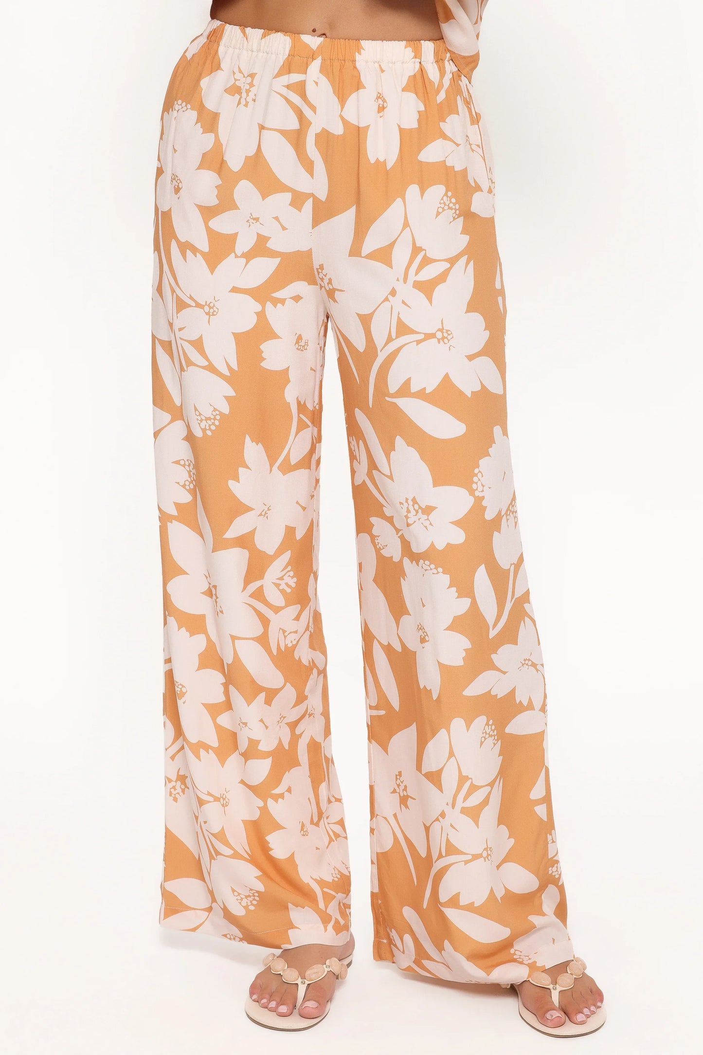 Flynn Pant Set Yellow Floral