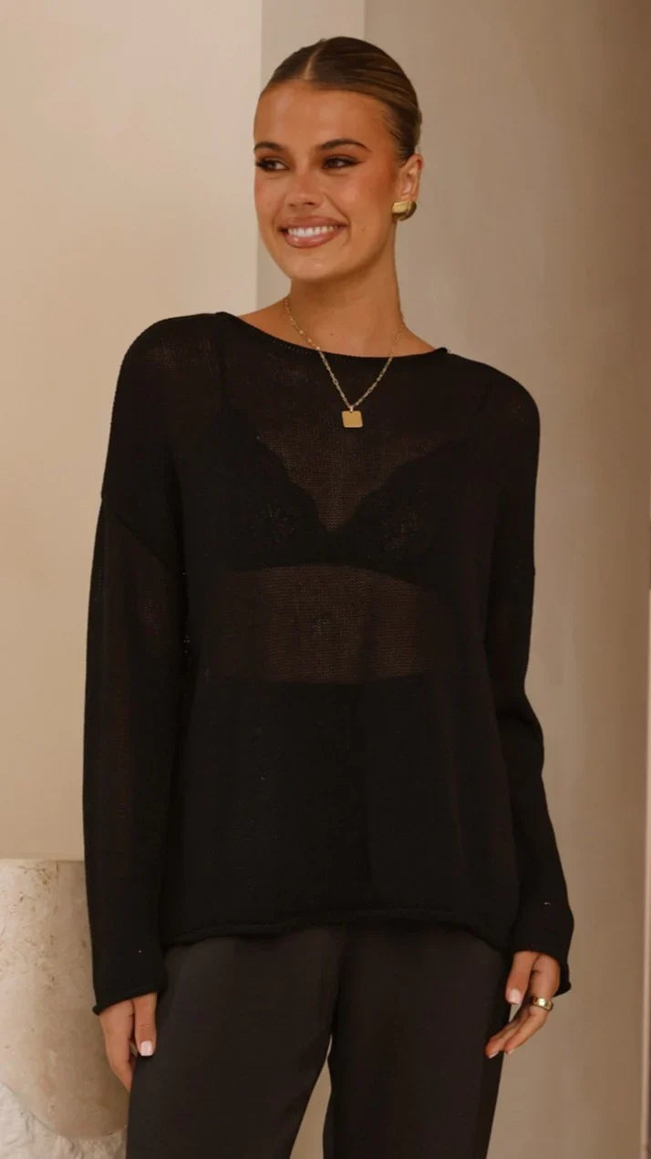 Lakoa Knit Top Black