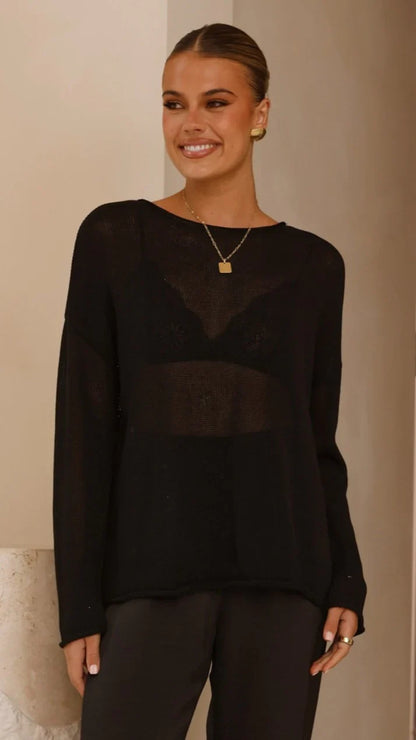 Lakoa Knit Top Black