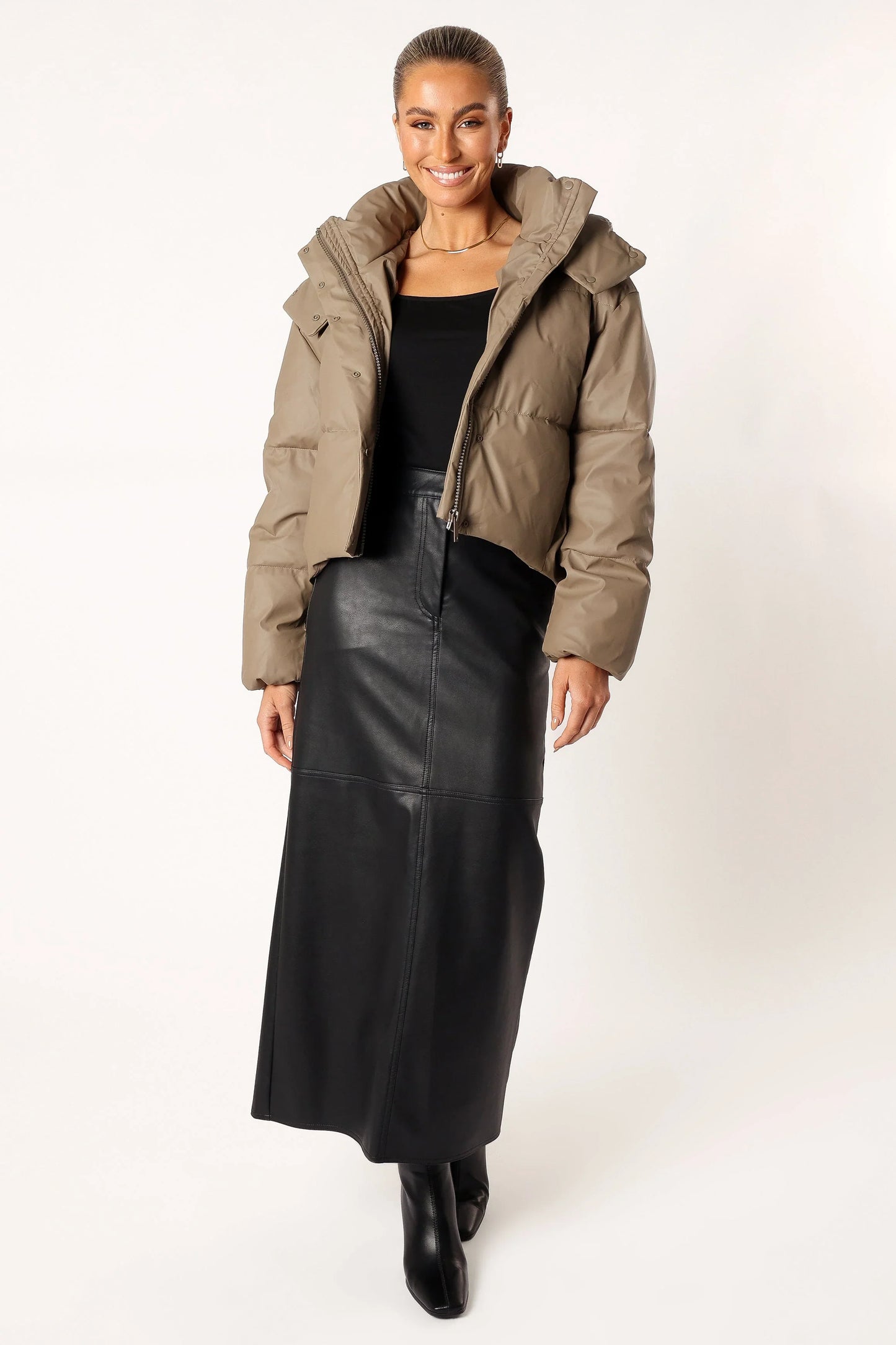 Tania Puffer Jacket Mocha
