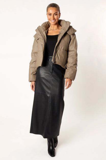 Tania Puffer Jacket Mocha