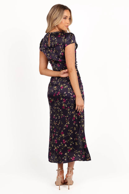 Lisbeth Midi Dress Midnight Floral