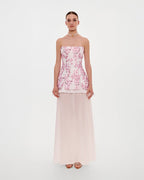 2 in 1 pink sakura mini with a detachable underskirt