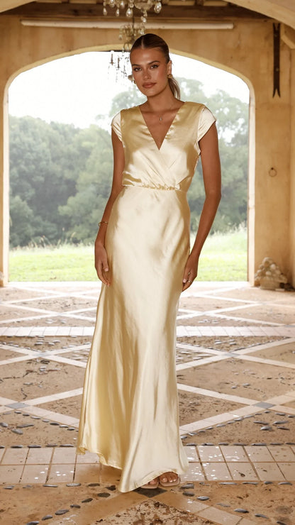 Selma Maxi Dress Yellow