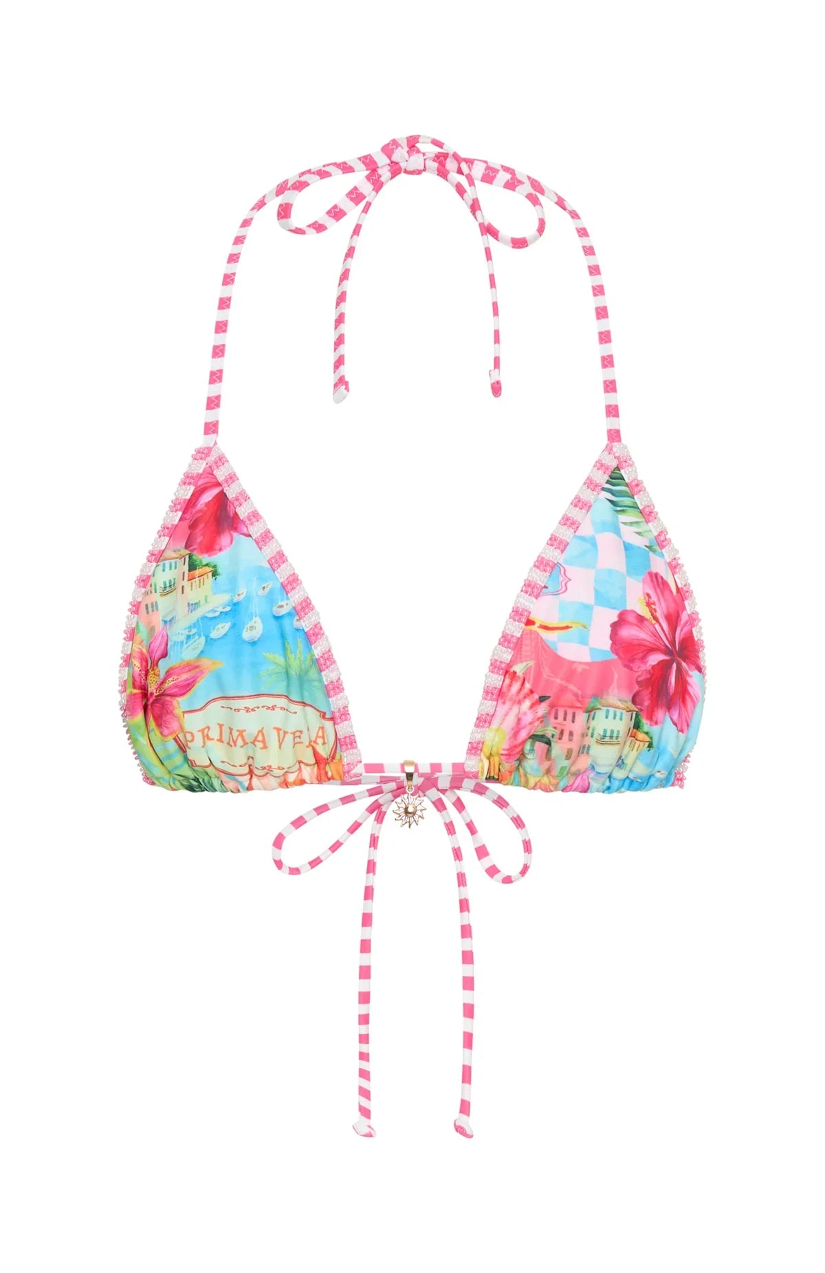 Sorella Beaded Bikini Top Island Time