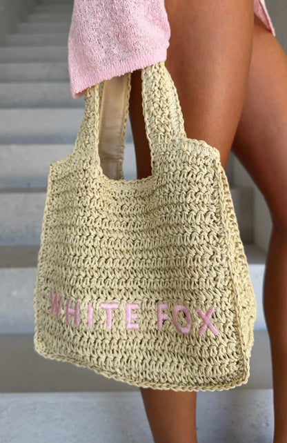 Tyrus Small Top Handle Bag Natural Baby Pink