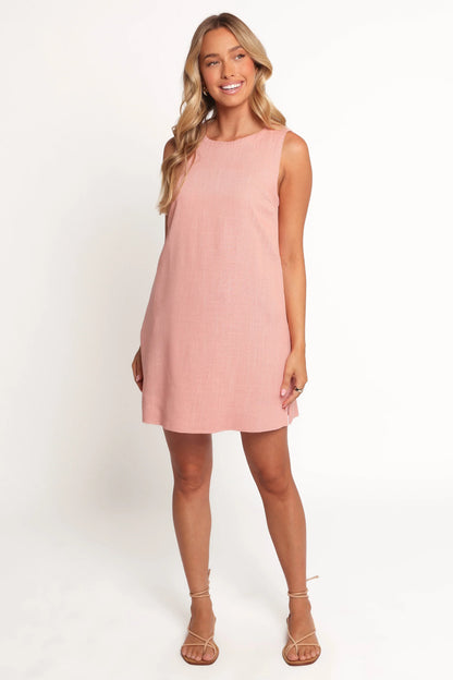 Zoe Mini Dress Blush