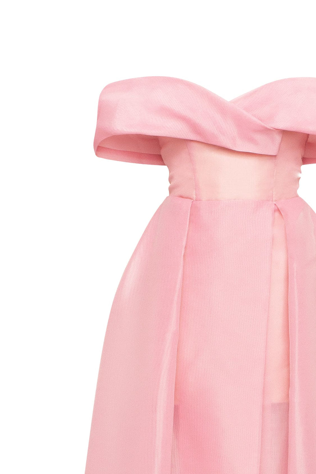 Sophisticated off the shoulder misty rose maxi dress Garden of Eden