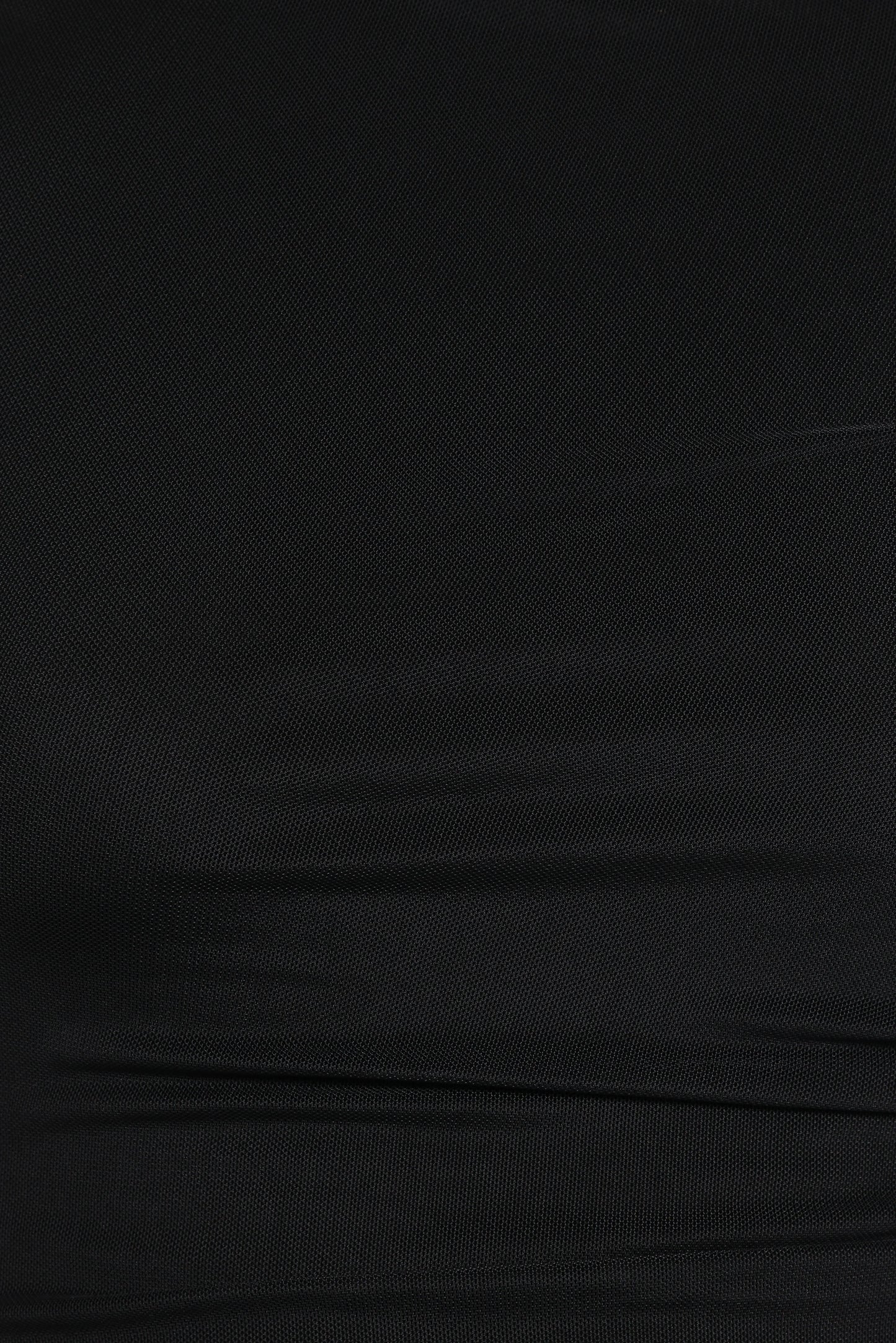 Aine Mesh Sleeve Bodysuit Black