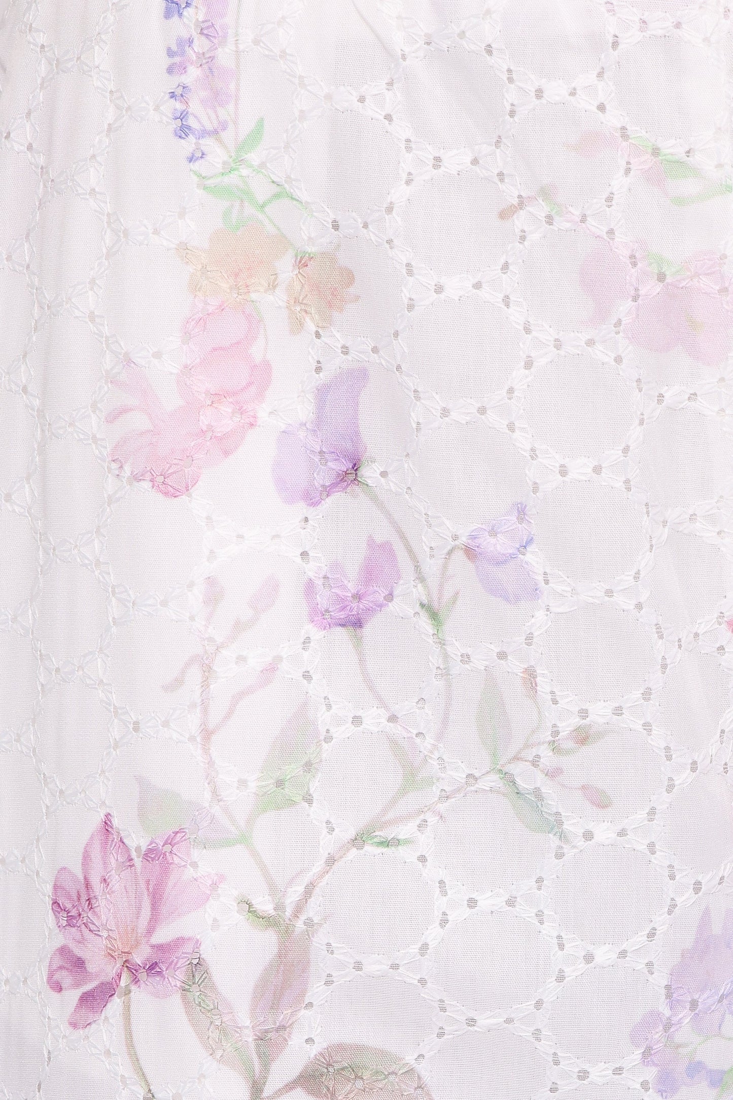 Adams Fitted Pant Purple Floral