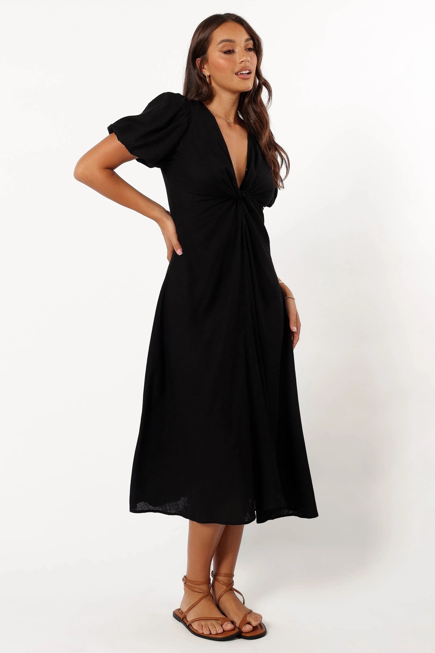 Matilda Midi Dress Black