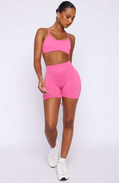 Zoom Seamless Shorts 4 Dragonfruit