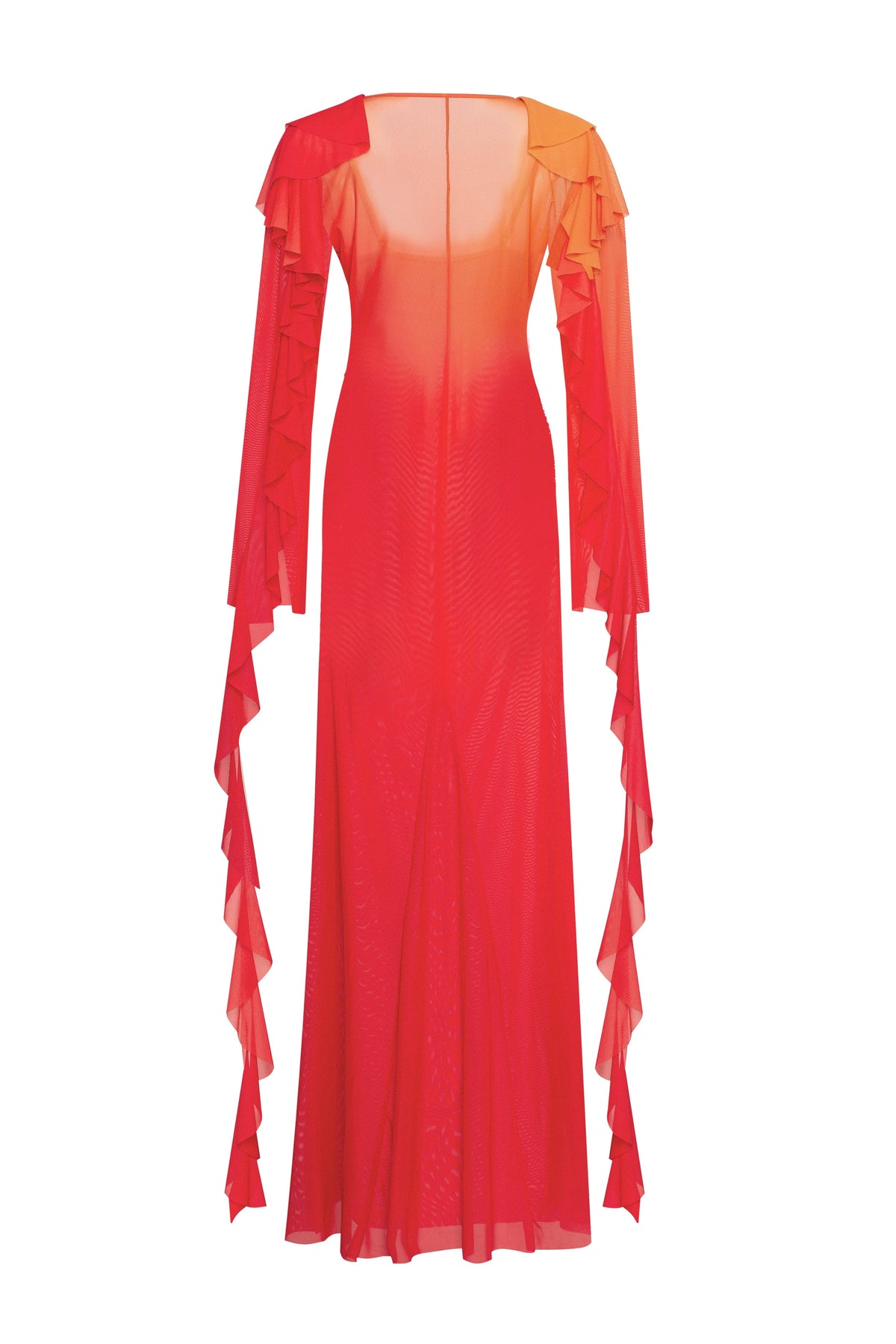 Flowy coral maxi dress Xo Xo